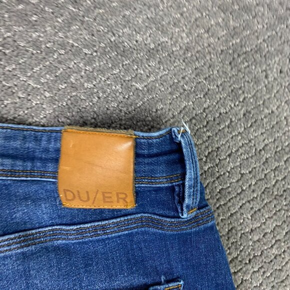 DU/ER Duer Jeans Men's 36 x 32 Fit 35 x 28.5 Blue L2X Relaxed Taper Stretch N2X - Picture 5 of 15